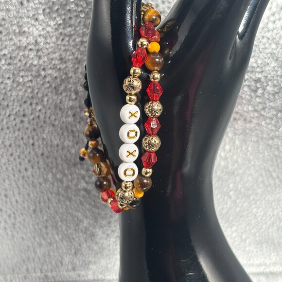 Handmade Affirmation Bracelet Set - Size 7 - Picture 3 of 3